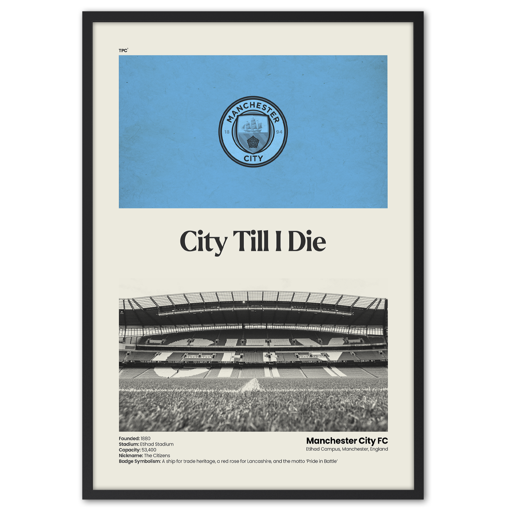 Manchester City FC Poster